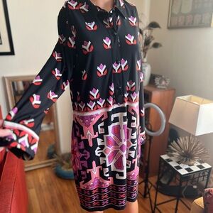 Beautiful Muse Boutique Geometric Midi Dress